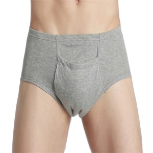 Men Incontinence Underwear Adult Elder Diaper Briefs Patient Function Reusable Cotton