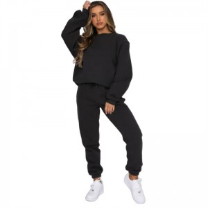 Women Sweatshirt Sets Oversized Vintage Pullover Joggers Two Piece Fall Winter New