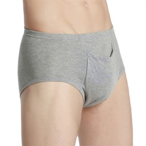 Men Incontinence Underwear Adult Elder Diaper Briefs Patient Function Reusable Cotton