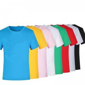 Unisex T Shirt Short Sleeve Summer Polyester Factory Plus Size Cheap Price