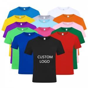 Blank T Shirts for Men and Women Plus Size Custom Logo Promotional