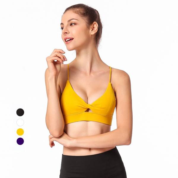 Popular Design for Yoga Pants Plus Size Women -
 Sport Bra Top Fitness Spaghetti Strap Cross Back – Westfox