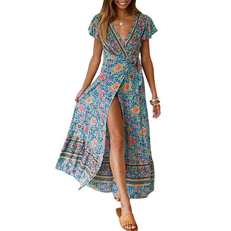Discount Price Embroidery Blouses - Beach Party Maxi Dress – Westfox