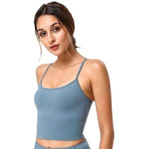 Fixed Competitive Price Tracksuits For Women Summer -
 Ladies Sport Tank Tops X Back Seamless Wide Hem – Westfox