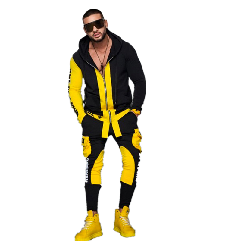 Factory Supply Light Hoodie -
 Mens Tracksuit Sportswear Two Piece Training Gym Matching Color Customized Wholesale – Westfox