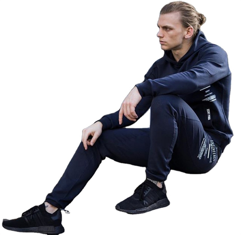 Hoodie Set Tracksuit For Men Fitness Training Hip Hop Slim Fit Private Label Supplier Featured Image