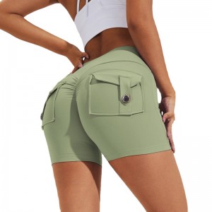 Women Yoga Shorts With Pockets But Lift Sports Casual Athletic Workout Scrunch Wholesale