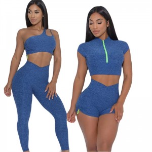 Women Yoga Set High Impact Recycled Seamless Activewear Fitness Apparel Factory