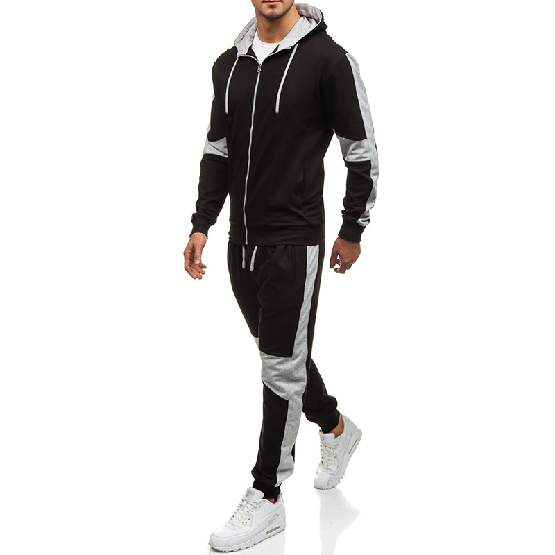 OEM Supply Print Legging Set -
 Men Sport Tracksuit Plus Size Warm Thick Custom Fashion Fitness – Westfox