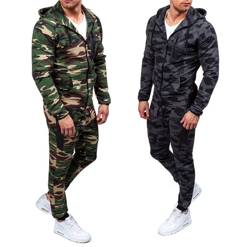 factory Outlets for Hoodie Tracksuit Women -
 Camo Tracksuit Men Training Sports Athletic Jogging Wear Wholesale – Westfox