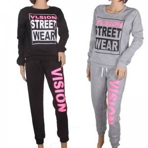 Training Tracksuits Women Workout Printed Pullover Joggers Casual Outdoor