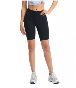 Women Biker Shorts Fitness Recycled Tight Tummy Control Workout Seamless High Waist Custom Logo