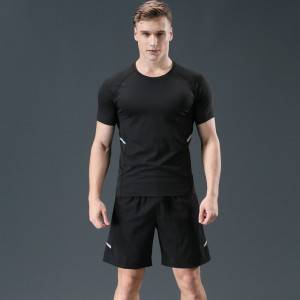 Reflective Men Tracksuit Summer Sport Dry Fit Fitness Running Supplier