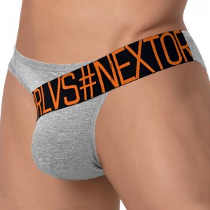 Men Briefs Underwear Cotton Sexy U Convex Low Rise Sports Plus Size Personality Custom Logo
