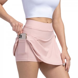 Women Sports Dress Shorts Yoga Gym Workout Loose Running Biker Skirts Golf Clothes Quick   Dry