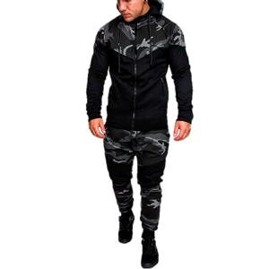 Men Tracksuit Brand Workout Running Athletic Casual Jogging Suits Camo Sweatsuit Factory