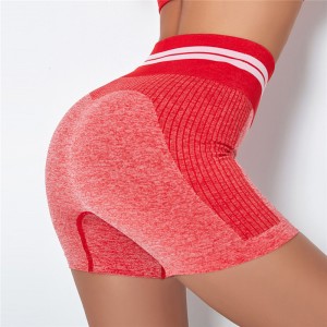Women Sports Yoga Shorts Buttery Soft Nylon Fabric Butt Lift High Waist Casual Plus Size OEM
