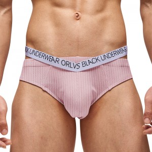 Men Briefs Underwear Cotton Solid Color Low MOQ Soft Butt Lifting Breathable