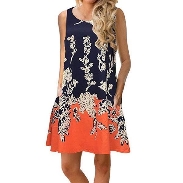 Printed Swing Dress Featured Image