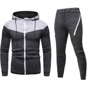 Men Track Suit for Sport Running Fitness Dry Fit Thick Plus Size