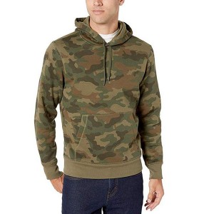 Mens Hooded Fleece Sweatshirt Camouflage Wholesale