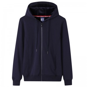 Wool Hoodies Zip Up Sweatshirt Fleece Thick Winter Blank Custom Logo