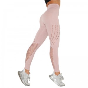 Mesh Leggings for Women Wholesale High Waist Yoga Custom Running Workout Factory Sexy