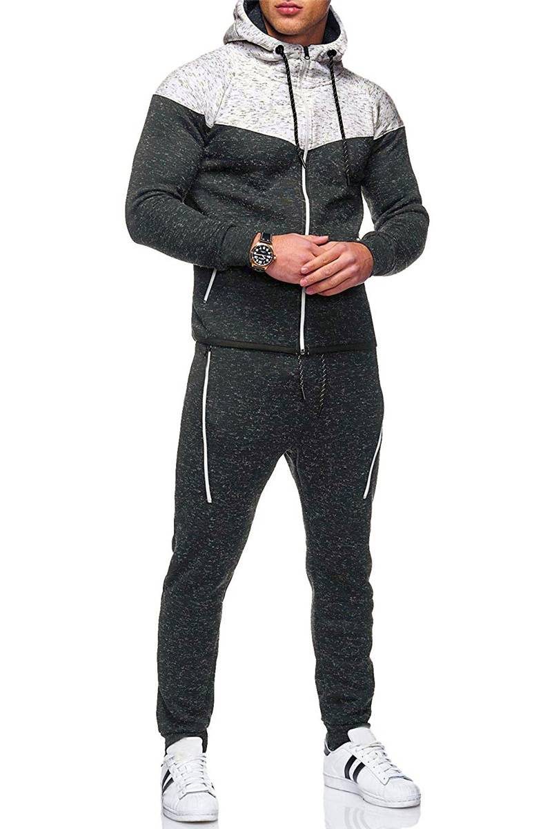 Men Track Suit for Sport Running Fitness Dry Fit Thick Plus Size Featured Image