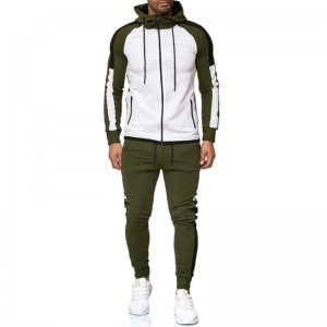 Athletic Tracksuit Men Sports Winter Thick Hooded OEM