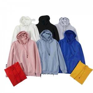 Pullover Hoodies Custom Wholesale Oversized Long Sleeve Uniform Solid Color