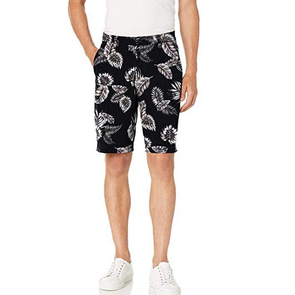Printed Cargo Shorts Cotton Zipper Pocket Featured Image