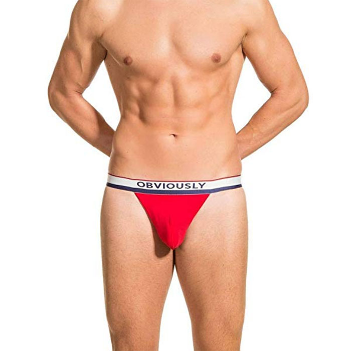 Hot-selling Ice Silk Thong Panties -
 Jockstrap Men Underwear Male Gay 2 Inches Band – Westfox