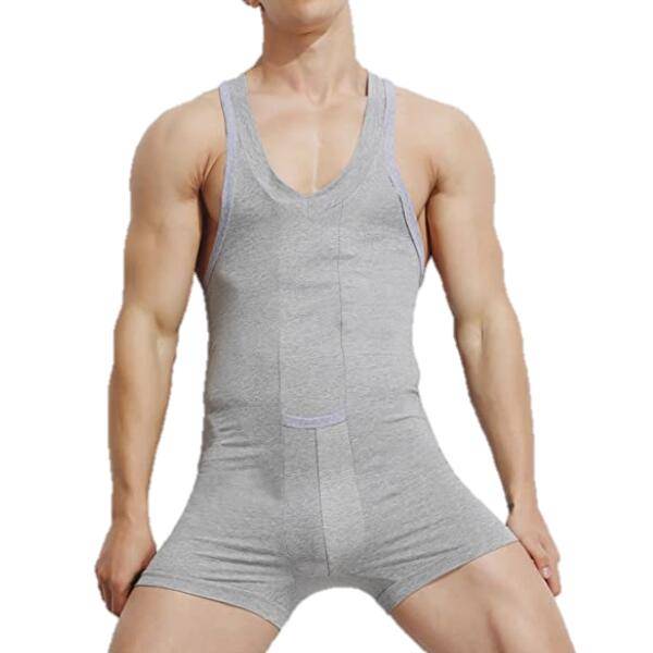 Good Quality Men Underwear Sexy -
 Men Shapewear Jumpsuit Running Homewear One Piece – Westfox