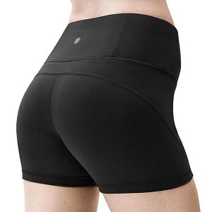 Yoga Shorts With Pockets Sexy Nylon Spandex Workout Gym