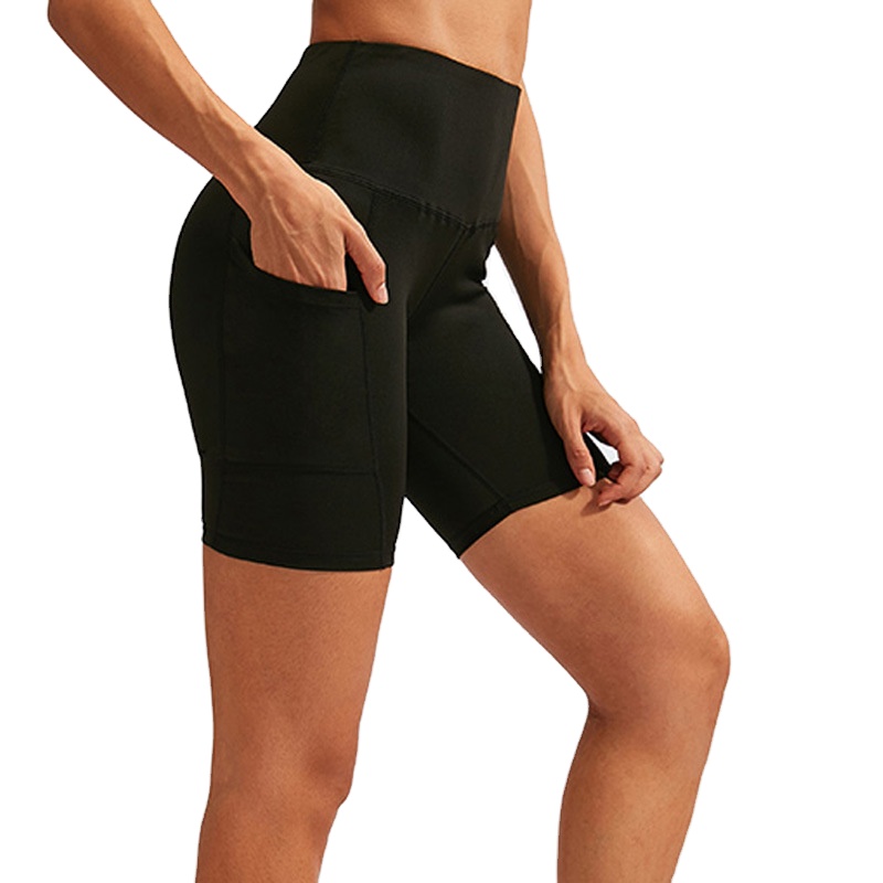 Do you like yoga pants or biker shorts with pockets for lululemon or alo yoga with cell phones or other small items?