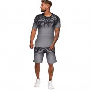 Mens Track Suit Summer Hoodies Shorts Printed New Design Wholesale Stock