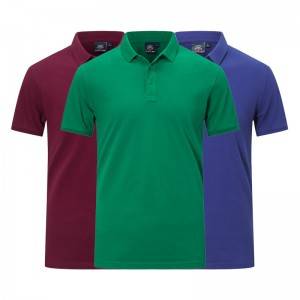Polo Shirts Advertising Quick Dry Uniform Pique Golf Embroidery Cotton Supplier