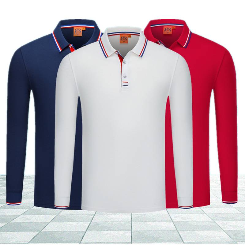 Long Sleeve Polo Shirts Sublimation Business Plain Classic Blank Factory Featured Image