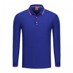 Long Sleeve Polo Shirts Sublimation Business Plain Classic Blank Factory