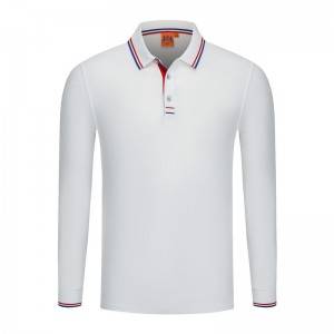 Long Sleeve Polo Shirts Sublimation Business Plain Classic Blank Factory