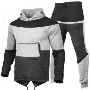 Mens Sweatsuit Set Fleece Hoodies Sweatshirt Sweatpants Two Piece Bulk Supplier