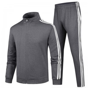 Sportswear For Men 2 Piece Jacket Joggers Suit Football Training Spring Autumn OEM