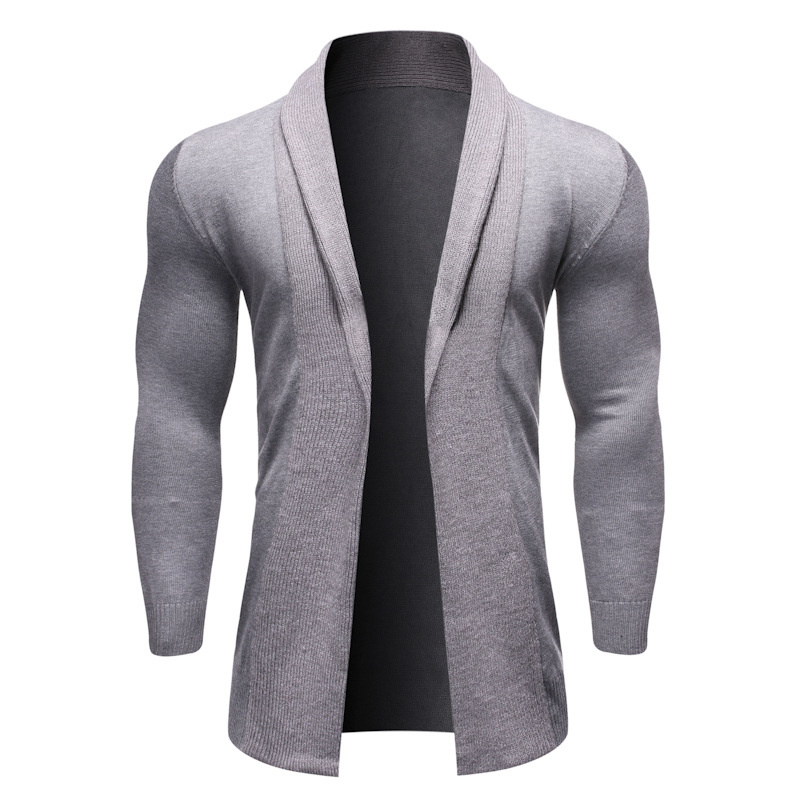Mens Cardigan Sweater Slim Fit Outwear Formal Long Casual Low MOQ New Version Featured Image