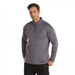 Fleece Sweatshirt For Men Low Moq 1/4 Zipper Outdoor Warm Exercise Cycling Supplier
