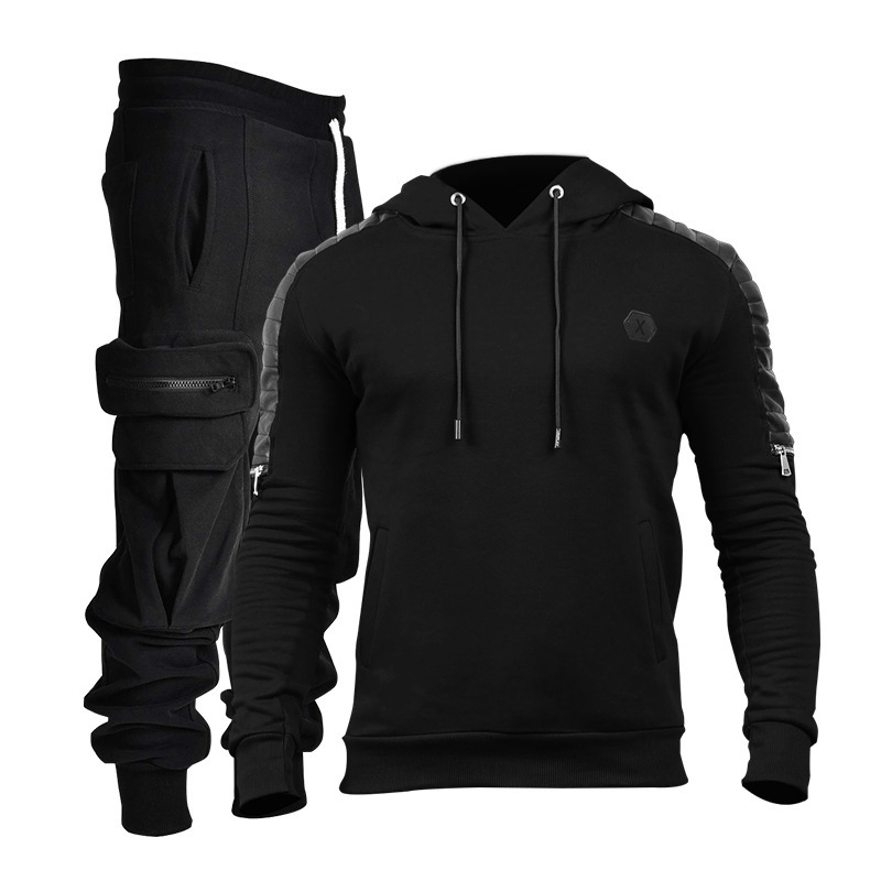 factory low price Hoodie Jacket -
 Men Sweatsuit Sport Winter Fitted Matching Hoodies Cargo Joggers OEM Brand US Size – Westfox