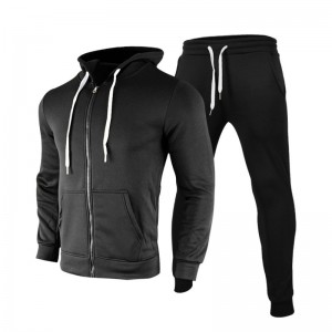 Tracksuits For Men Fleece Hoodies Joggers Fleece Autumn Winter Sportswear Two Pieces Clothing Manufacture