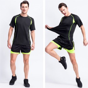 Men Fitness Wear Summer Tracksuit Training Sports Loose Unisex High Quality Factory