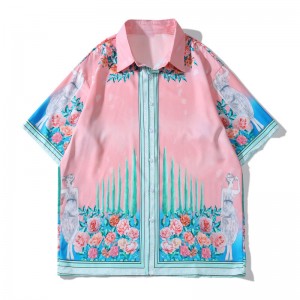 Men Beachwear Set Hawaiian Shirt And Shorts Summer Two Pieces Casual New Arrival Wholesale