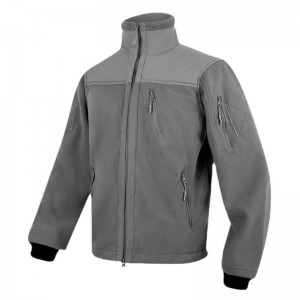 Sports Jacket Windbreaker Fleece Climbing Running Warm Outwear Casual Stand Collar Winter