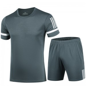 Mens Sports Wear Running Cheap T Shirt And Shorts Sets High Quality Factory Directly Sale